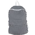 Black And White Checkerboard Background Board Checker Foldable Lightweight Backpack View1