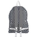 Black And White Checkerboard Background Board Checker Foldable Lightweight Backpack View2