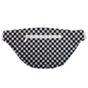 Black And White Checkerboard Background Board Checker Fanny Pack View2