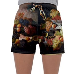 Abundance Of Fruit Severin Roesen Sleepwear Shorts by Hannah976