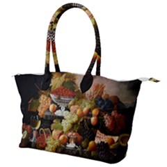 Abundance Of Fruit Severin Roesen Canvas Shoulder Bag by Hannah976