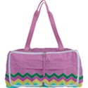 Easter Chevron Pattern Stripes Multi Function Bag View1