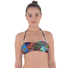 Vector Art Pattern - Tie Back Bikini Top by Hannah976