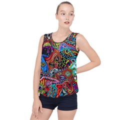 Vector Art Pattern - Bubble Hem Chiffon Tank Top by Hannah976