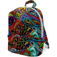 Vector Art Pattern - Zip Up Backpack by Hannah976