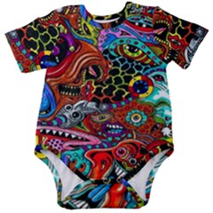 Vector Art Pattern - Baby Short Sleeve Bodysuit by Hannah976