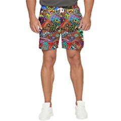 Vector Art Pattern - Men s Runner Shorts by Hannah976