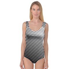 Background-wallpaper-texture-lines Dot Dots Black White Princess Tank Leotard  by Hannah976