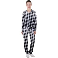 Background-wallpaper-texture-lines Dot Dots Black White Casual Jacket And Pants Set by Hannah976