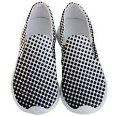 Background-wallpaper-texture-lines Dot Dots Black White Men s Lightweight Slip Ons by Hannah976