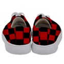 Black And Red Backgrounds- Kids  Low Top Canvas Sneakers View4