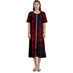 Black And Red Backgrounds Women s Cotton Short Sleeve Night Gown by Hannah976