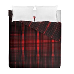 Black And Red Backgrounds Duvet Cover Double Side (full/ Double Size) by Hannah976