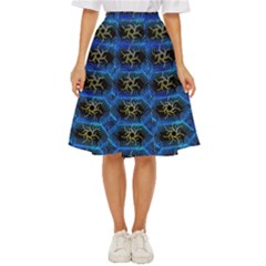 Blue Bee Hive Pattern Classic Short Skirt by Hannah976