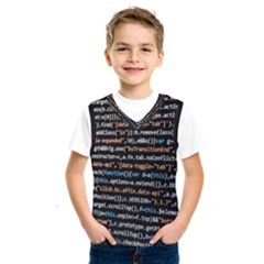 Close Up Code Coding Computer Kids  Basketball Tank Top by Hannah976