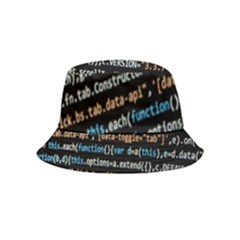 Close Up Code Coding Computer Bucket Hat (kids) by Hannah976