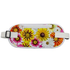 Flowers Blossom Bloom Nature Plant Rounded Waist Pouch by Hannah976