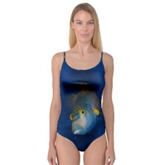 Fish Blue Animal Water Nature Camisole Leotard  by Hannah976