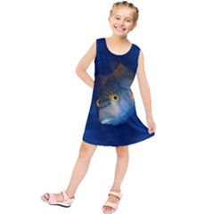 Fish Blue Animal Water Nature Kids  Tunic Dress by Hannah976