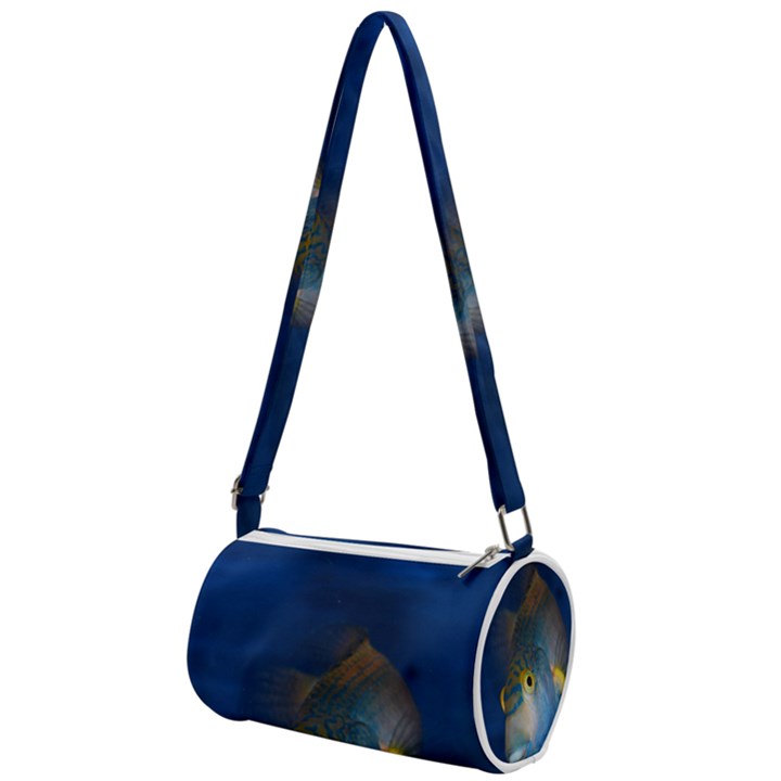 Fish Blue Animal Water Nature Mini Cylinder Bag