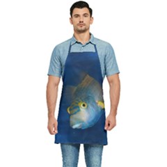 Fish Blue Animal Water Nature Kitchen Apron by Hannah976