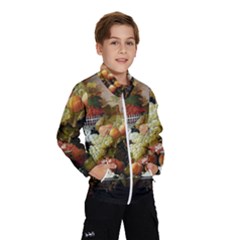 Abundance Of Fruit Severin Roesen Kids  Windbreaker by Hannah976