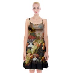 Abundance Of Fruit Severin Roesen Spaghetti Strap Velvet Dress by Hannah976