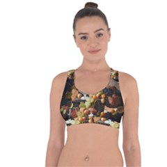 Abundance Of Fruit Severin Roesen Cross String Back Sports Bra by Hannah976