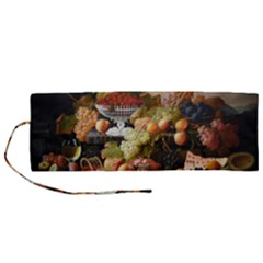 Abundance Of Fruit Severin Roesen Roll Up Canvas Pencil Holder (m) by Hannah976