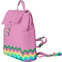 Easter Chevron Pattern Stripes Buckle Everyday Backpack View1