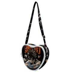 Sushi Dragon Japanese Heart Shoulder Bag by Bedest