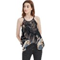 Sushi Dragon Japanese Flowy Camisole Tank Top View1