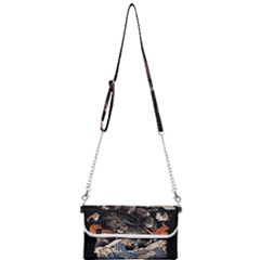 Sushi Dragon Japanese Mini Crossbody Handbag by Bedest