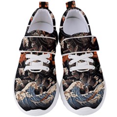 Sushi Dragon Japanese Women s Velcro Strap Shoes by Bedest