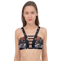 Sushi Dragon Japanese Cage Up Bikini Top by Bedest