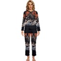 Sushi Dragon Japanese Womens  Long Sleeve Lightweight Pajamas Set View1