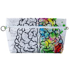 Brain Mind Psychology Idea Drawing Handbag Organizer by Ndabl3x