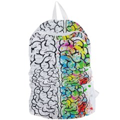 Brain Mind Psychology Idea Drawing Foldable Lightweight Backpack by Ndabl3x