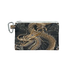 Fantasy Dragon Pentagram Canvas Cosmetic Bag (small)