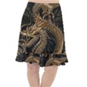 Fantasy Dragon Pentagram Fishtail Chiffon Skirt View1