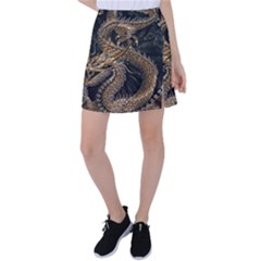 Fantasy Dragon Pentagram Tennis Skirt