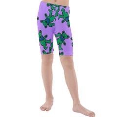 Grateful Dead Bears Kids  Mid Length Swim Shorts by Cendanart