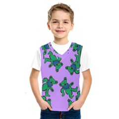 Grateful Dead Bears Kids  Basketball Tank Top by Cendanart