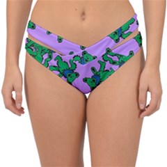 Grateful Dead Bears Double Strap Halter Bikini Bottoms by Cendanart