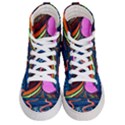 Grateful Dead Wallpaper Women s Hi-Top Skate Sneakers View1