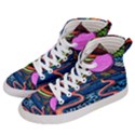 Grateful Dead Wallpaper Women s Hi-Top Skate Sneakers View2