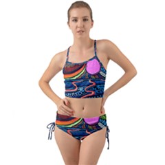 Grateful Dead Wallpaper Mini Tank Bikini Set by Cendanart