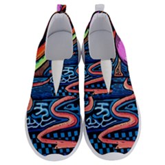 Grateful Dead Wallpaper No Lace Lightweight Shoes by Cendanart