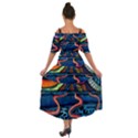 Grateful Dead Wallpaper Shoulder Straps Boho Maxi Dress  View2