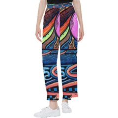 Grateful Dead Wallpaper Women s Pants  by Cendanart